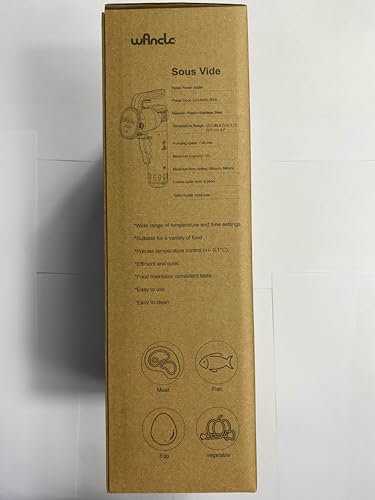 - Wancle Sous Vide Precision Cooker Immersion Circulator, Black-Classic
