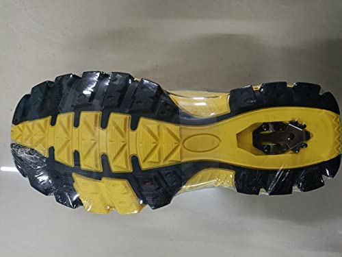 - Unitysow Boys Trekking & Hiking Footwear - Kids Walking Boots - Waterproof Trainers - Yellow,6.5 UK -