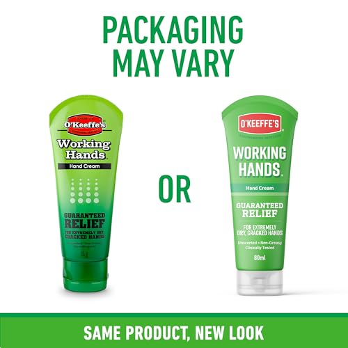 - O'Keeffe's Working Hands | 80ml Tube | Hand Cream for Extremely Dry, Cracked Hands -