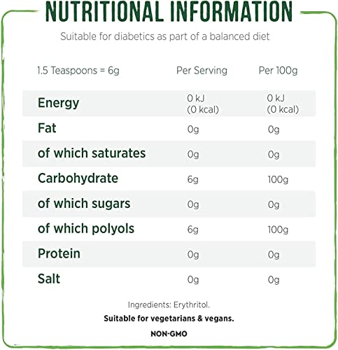 - Pure Via Sugar Alternative Powder | 1KG | Non-GMO Certified -