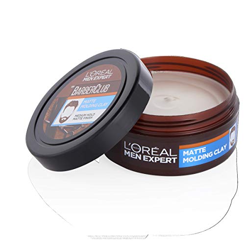 - L'Oreal Paris Men Expert Matt Clay Barber Club | Matte Molding Clay Hair Wax -