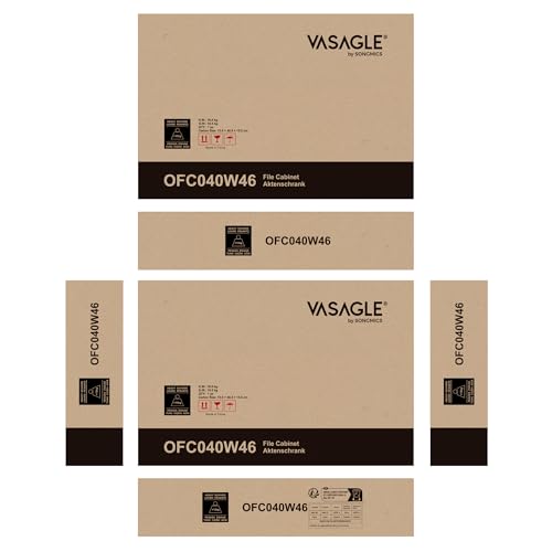 - VASAGLE 2-Drawer Filing Cabinet -