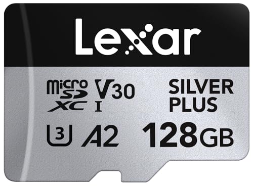 - Lexar | Silver Plus 128GB Micro SD Card -