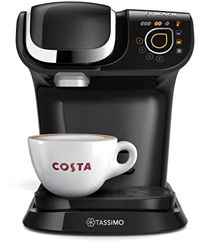 - TASSIMO | Bosch My Way 2 TAS6502GB Coffee Machine | 1500 Watt | 1.3 Litre | Black -