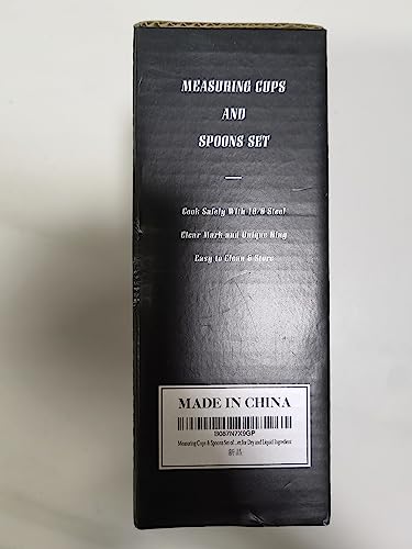 - Measuring Cups & Spoons Set of 12 | Premium Stainless Steel 5 Measuring Cups and 6 Measuring Spoons -