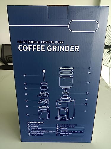 - SHARDOR Conical Burr Coffee Grinder | Electric for Espresso | Precision Electronic Timer -
