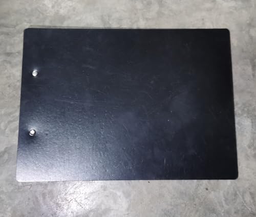 Clipboard Folder, 6 Packs A4 Plastic Clip Boards with Secure Hold for Office & Classroom Supplies - Black