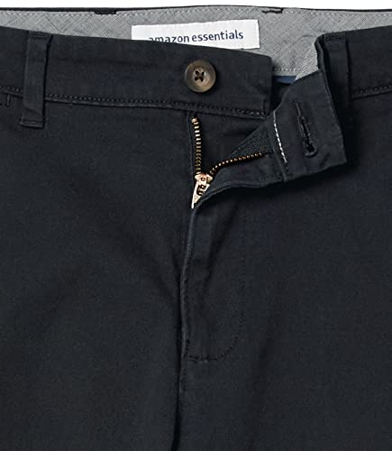 Amazon Essentials Men's Classic-Fit Casual Stretch Chino Trouser, Black, 36W / 32L