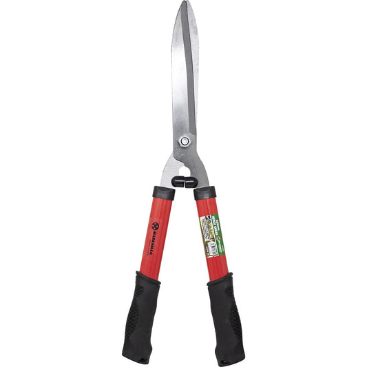 20'' Carbon Steel Hedge Shears - Anti-Slip Handles Grip Garden Grass Shrubs Bushes Trimmer | Lightweight, Razor Sharp Cut, Rust Resistant - Blade Tools for Gardening, Cutting, Trimming, Shearing