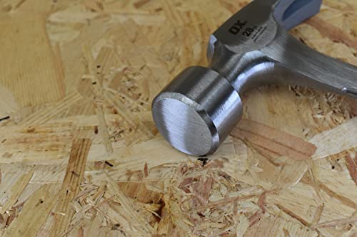 - OX OX-P082328 | Straight Claw Framing Hammer | Smooth Face | 28 Oz -