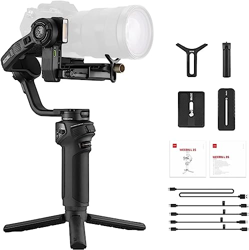 - Zhiyun Weebill 3S, Camera Stabilizer,3-Axis Gimbal for DSLR and Mirrorless Camera, Professional Video Stabilizer for Sony Canon Nikon Panasonic Fujifilm