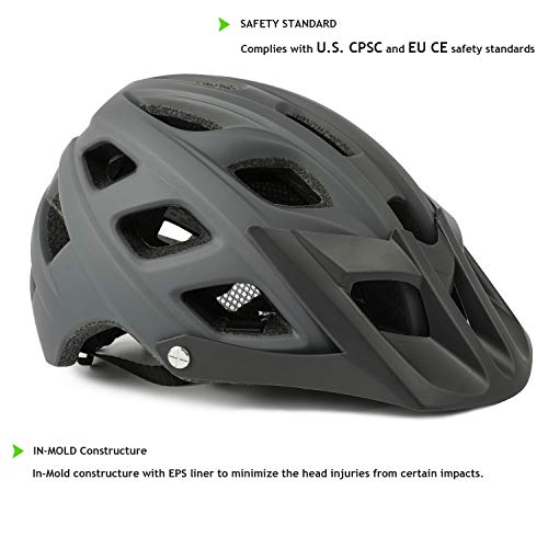 - Exclusky Mountain Bike Helmet | MTB Helmet Adult Lightweight Breathable -