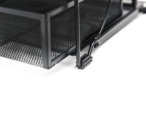 - EXERZ Mesh Desk Organiser Office Supplies | 3 Trays/Desktop File Holder -