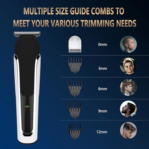 - Vexloria Beard Trimmer Men, Hair Clippers Men, All-in-One Men's Grooming Kit -