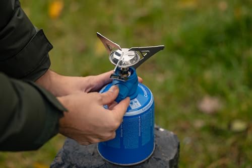 Campingaz Twister Plus gas stove, 1-burner camping stove for outdoor, backpacking or festivals, compact size, powerful output 2,600 watts, including carrying bag, runs off CV 470 gas cartridge