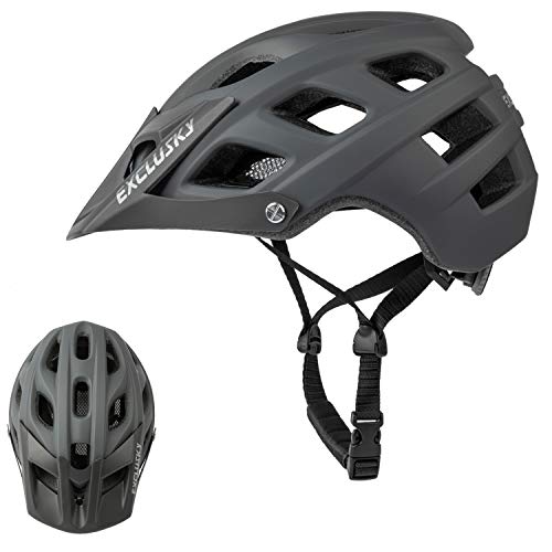 - Exclusky Mountain Bike Helmet | MTB Helmet Adult Lightweight Breathable -