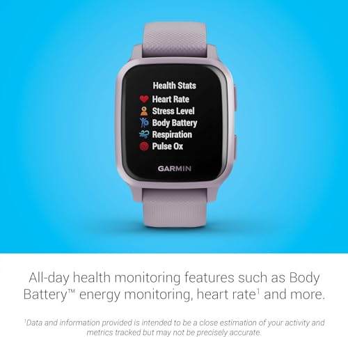 - Garmin Venu Sq | GPS Smartwatch | All-day Health Monitoring and Fitness Features | Built-in Sports Apps and More -