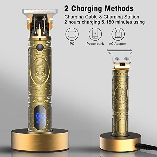 - Suttik Mens Hair Clippers | Cordless Professional Hair Trimmer | Comes With Charging Dock Beard Trimmer Haircut & Grooming Kit for Men -