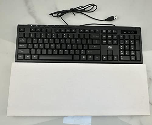 - Rii USB Wired Keyboard | Full Size Office Keyboard Compatible with Mac PC Tablet Windows & Android -