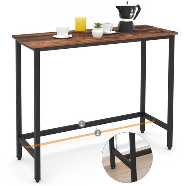- KU Syang Bar Table | 100cm Breakfast Bar Side Table -