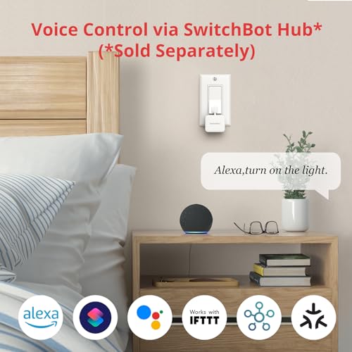 - SwitchBot Smart Switch Button Pusher | Fingerbot for Automatic Light Switch | Timer and APP Bluetooth Remote Control -