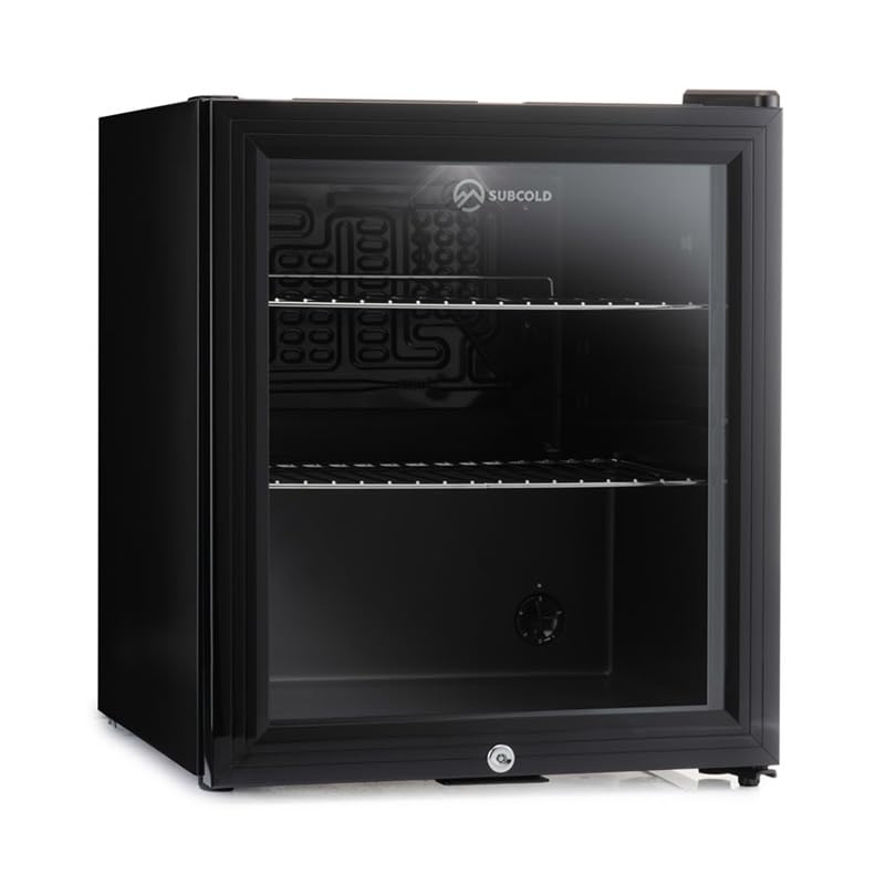 - Subcold Super50 LED | Mini Fridge Black | 50L Beer, Wine & Drinks Fridge -