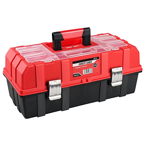 - Tool Box 17-Inch | MAXPOWER Lightweight Cantilever Tool Box | Organiser-