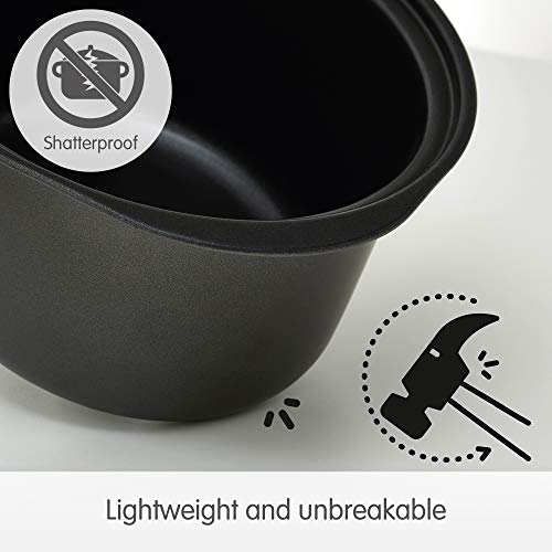 - Morphy Richards 3.5L Sear & Stew Slow Cooker | Shatter Resistant Aluminium Pot | 3 Heat Settings -