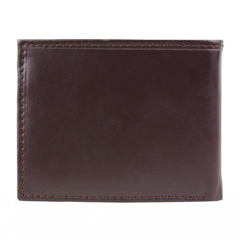 - Tommy Hilfiger | Leather Fordham Bifold Wallet | Coin Pocket | Brown -
