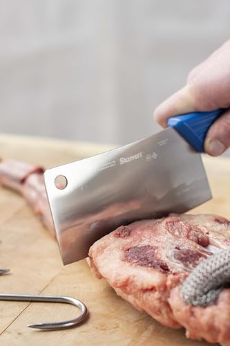 - Starrett Chef's Butcher's Cleaver Knife | BKB509-6 Wide Rectangular 6" (150mm) | Professional Kitchen Knife -