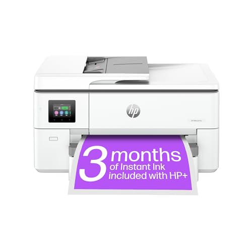 - HP OfficeJet Pro 9720e Wide Format All-in-One Printer | Colour | Printer for Small Office | Wireless | Print, Scan, ADF | Up To A3 | 3 Months Instant Ink Included | Easy Setup | Up To 3 Years Warranty -