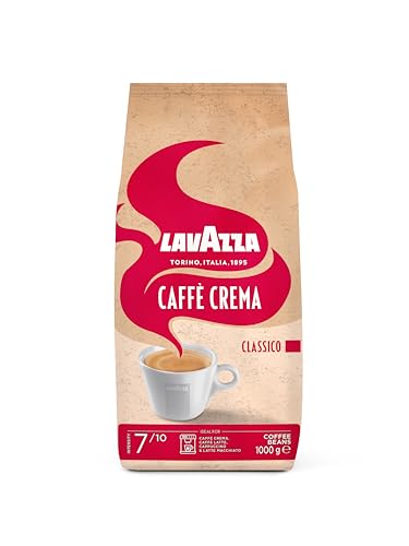 - Lavazza Caffè Crema Classico | Coffee Beans | Arabica and Robusta | Medium Roasting | 1 Kg -