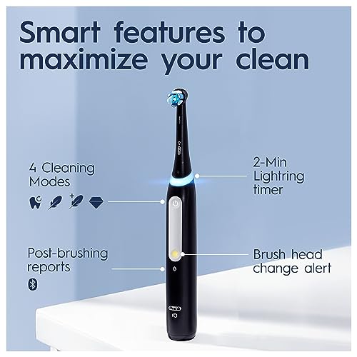 - Oral-B iO4 Electric Toothbrushes For Adults | 4 Modes With Teeth Whitening -
