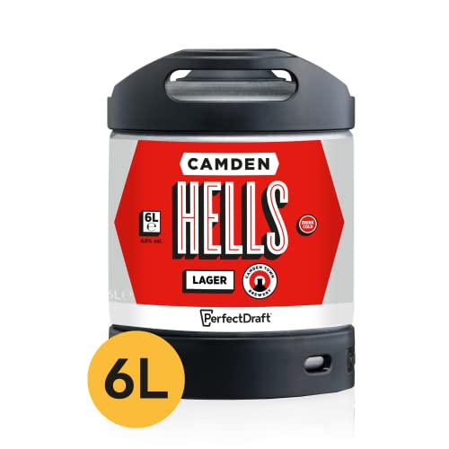 - PerfectDraft Camden Hells Beer Keg for PerfectDraft Machine, 6 Litre -