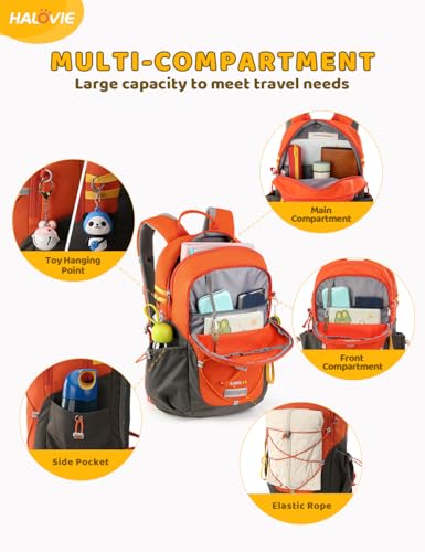 - HALOVIE Children Rucksack | 15L Kids Travel Rucksack | School Bag -