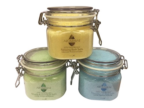 - Mens Relaxing Bath Salts Soak | 550g Gift Jar -