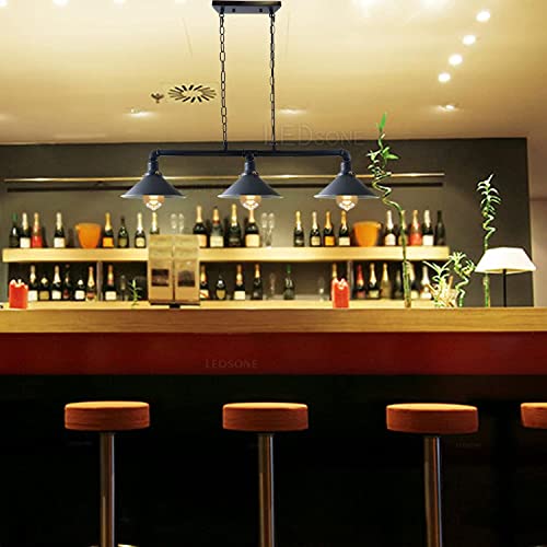 - LEDSone Industrial 3 Way Vintage Retro Style Steampunk Pipe Light Bar -