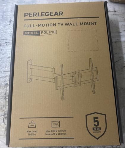 - PERLEGEAR TV Wall Bracket | 822 mm Long Arm for  | 32-75 Inch TVs | 45 kg -