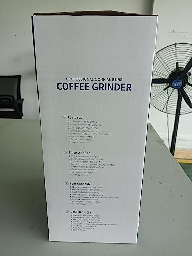 - SHARDOR Conical Burr Coffee Grinder | Electric for Espresso | Precision Electronic Timer -