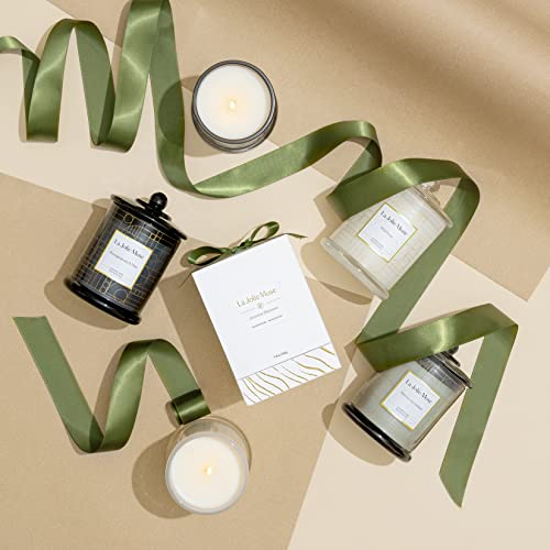 - La Jolíe Muse Scented Candles Gifts for Women | Large Jasmine Candle Gift Set -
