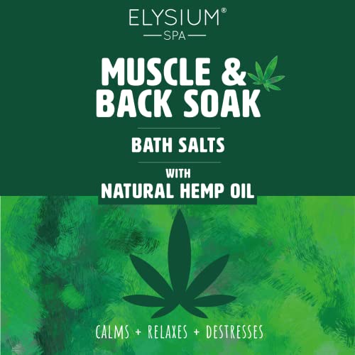 - Elysium Spa Muscle & Bath Soak With Hemp Oil -