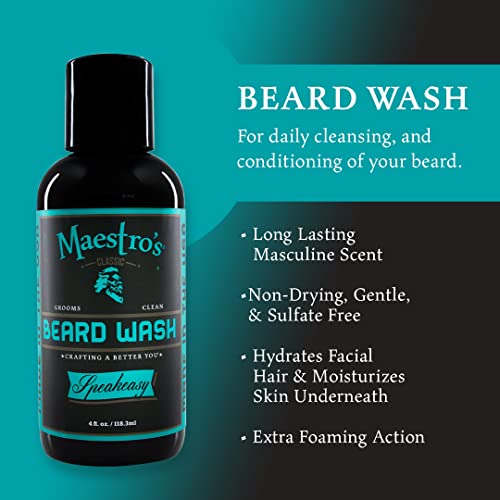 - Maestro's Classic BEARD WASH | Anti-Itch | Deep Cleaning | Non-Drying -