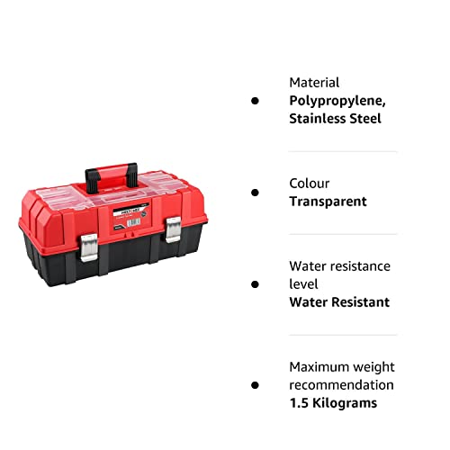 - Tool Box 17-Inch | MAXPOWER Lightweight Cantilever Tool Box | Organiser-