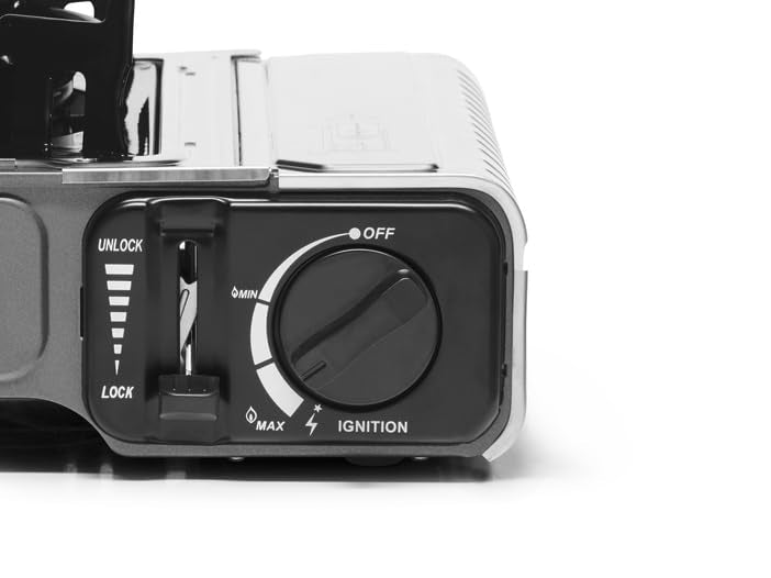 Campingaz Camp Bistro 3 Stove, 1 Burner, Camping Stove, 2200-watt Capacity, Compact Outdoor Cooker, includes Carry case for Easy Transport, Black