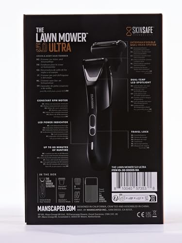 - MANSCAPED® The Lawn Mower® 5.0 | Ultra Groin & Body Hair Trimmer –