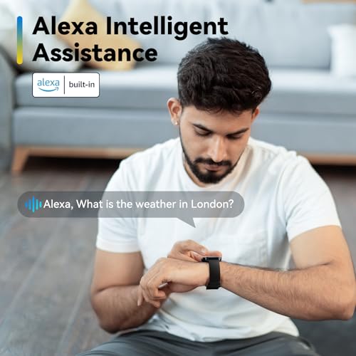 - Smart Watch | (Answer/Make Calls) | Alexa Built-in |1.8" Touch Screen -