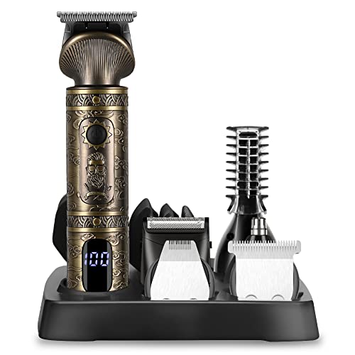 - Surker Beard Trimmer Kit | Professional Hair Clipper | Cordless Grooming Kit 7 in 1 -