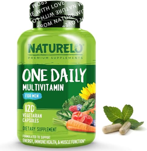 - NATURELO One Daily Multivitamin for Men | with Natural Food-Based Vitamins -