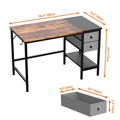 - HOMIDEC Computer Desk | Office Work Desk | Writing Desk  Desks for Bedroom, Home, Office -