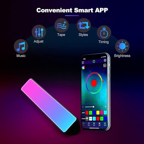 - ZUUKOO LIGHT Smart Flow RGB Light Bar, RGB Smart LED Lamp